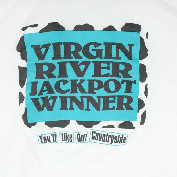 Vintage T Shirt Womens Extra Large White Southwestern Virgin River Screen Stars - Picture 6 of 9